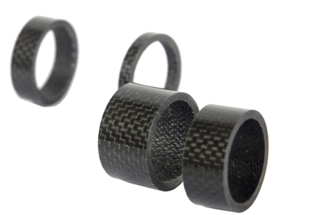 Carbon Fiber Bicycle Headset Spacers 5mm 10mm 15mm 20mm for 1-1/8" Steerer Tubes