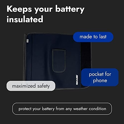 Ebike Battery Cover Waterproof Neoprene Large Bike Battery Protector