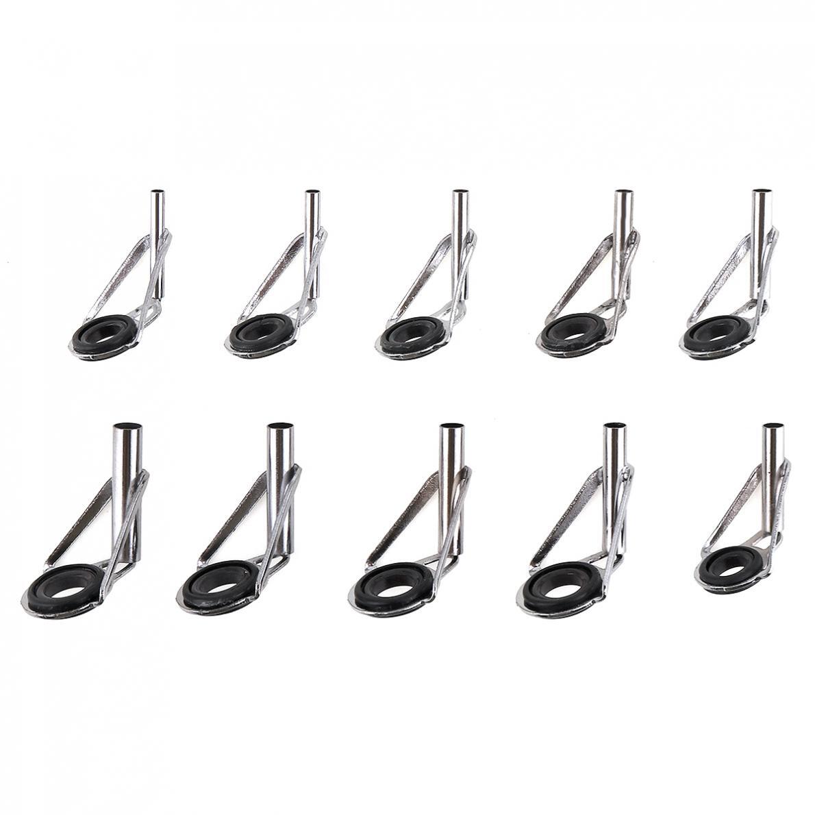Fishing Rod Tip Repair Kit 80pcs Steel Ceramic Guides for Telescopic & Ocean Fishing