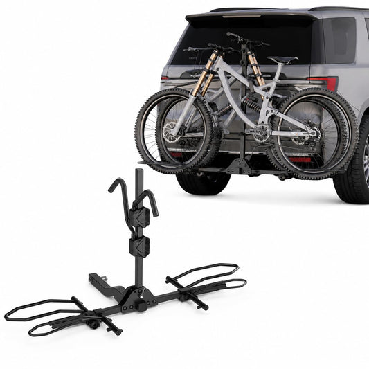 Heavy Duty Steel 2-Bike Hitch Rack for Cars SUVs Trucks 2-Inch Receiver