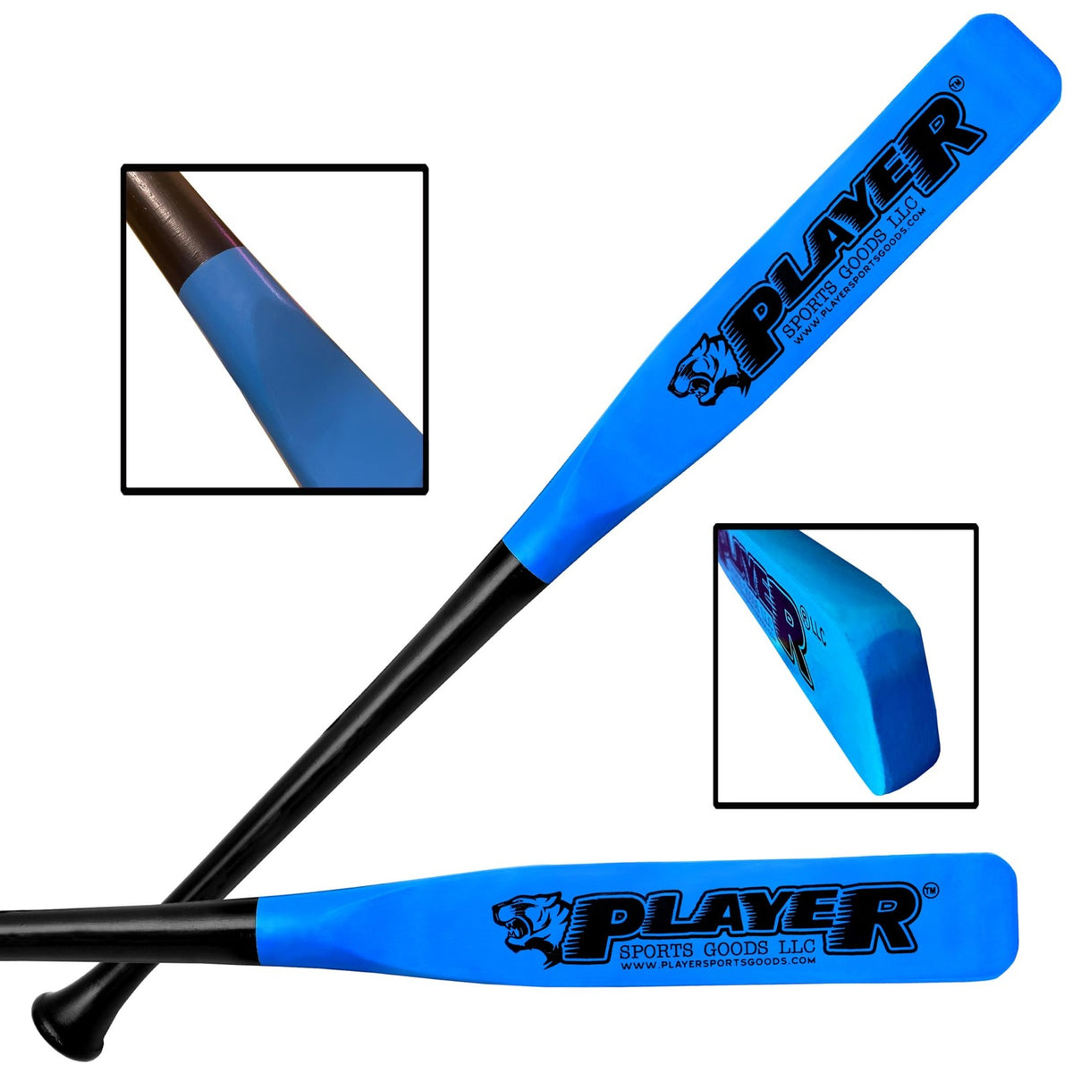 31-Inch Maple Baseball & Softball Training Bat Flat Paddle Swing Trainer