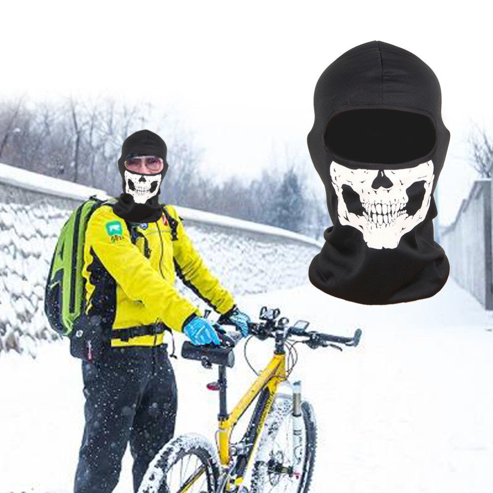 Unisex Skull Face Mask Balaclava for Halloween Ski Cycling Outdoor Sports