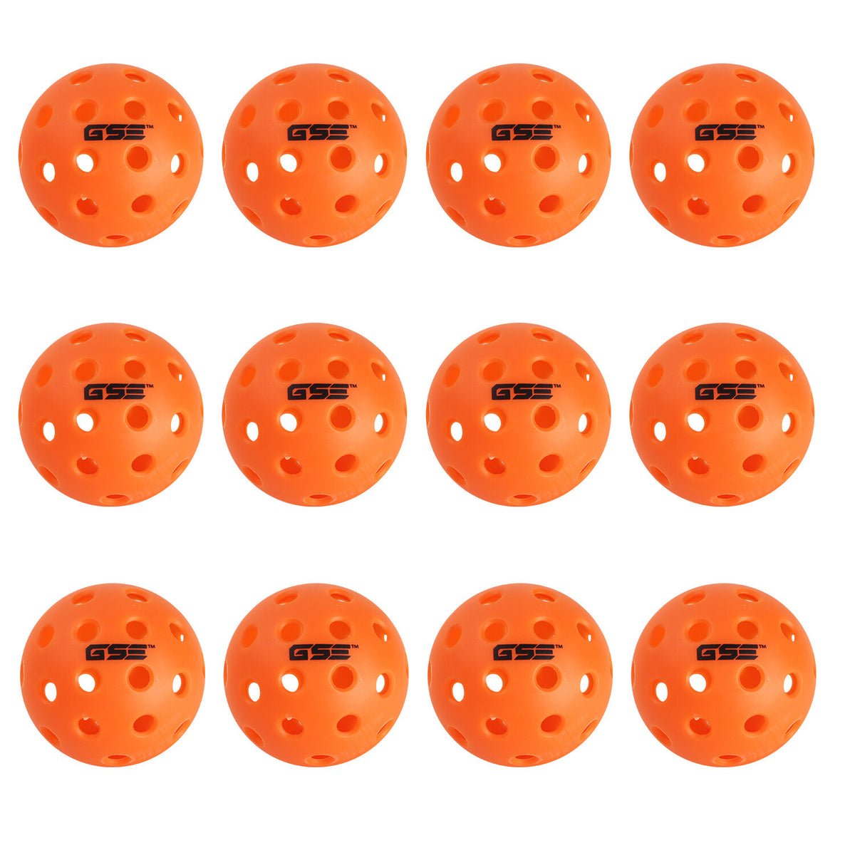 Outdoor Pickleball Balls Set - High Durability, USAPA Approved, 12-Pack