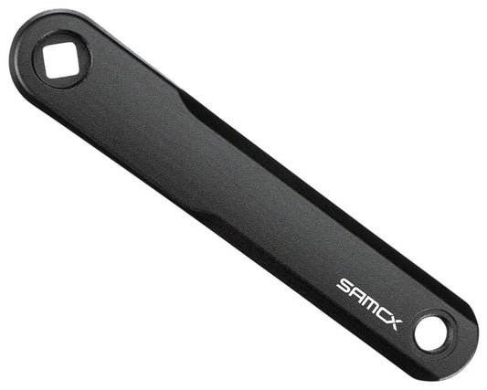 Ebike Crank Arm Set 155mm JIS Square Taper Black - Bicycle Replacement Parts