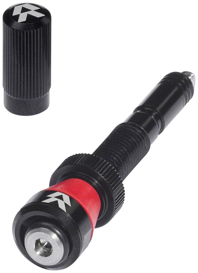 Tubeless Valve Set - 70mm Black Bike Tire Valve for Mountain & Gravel Rims