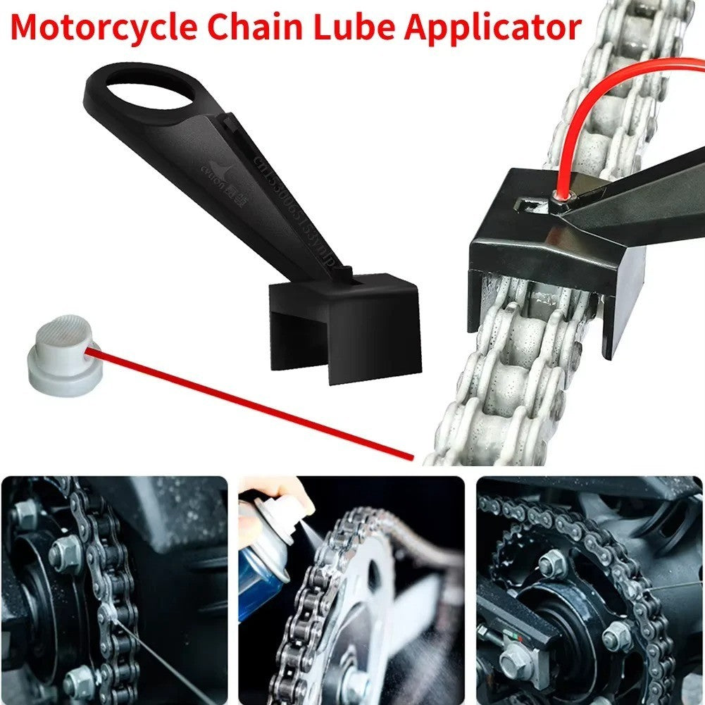 Motorcycle Chain Lube Applicator Tool - Precise Lubricant Dispenser for Chain Maintenance
