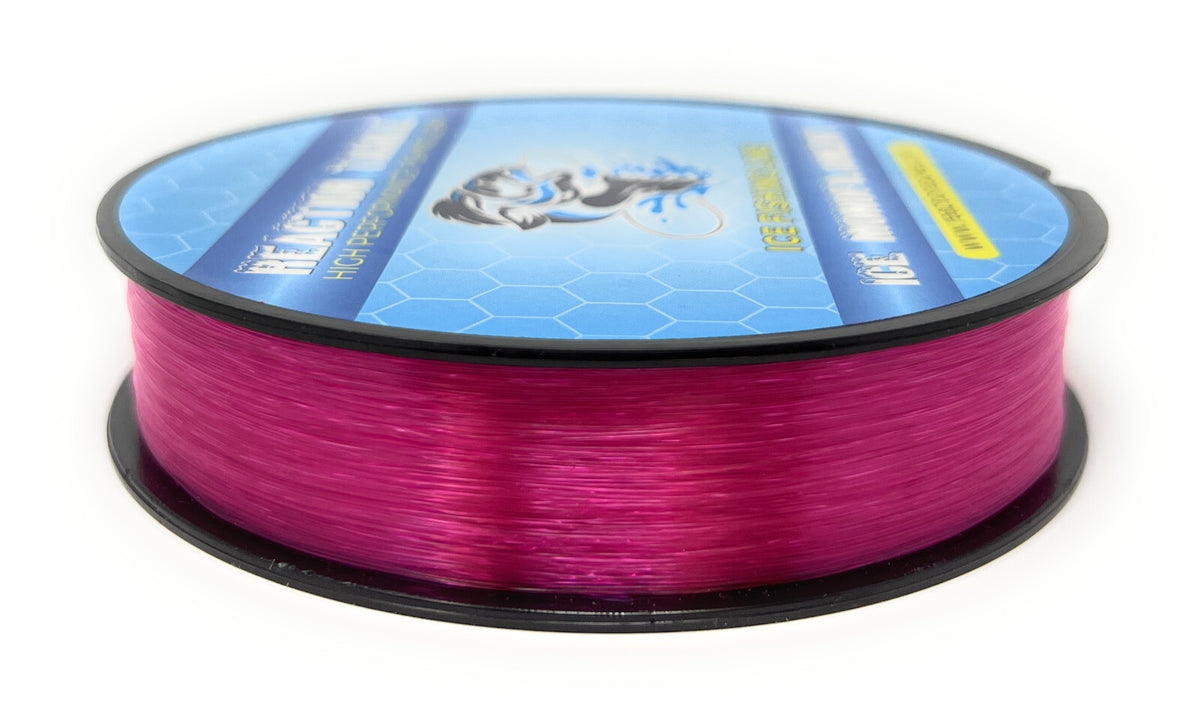 Ice Fishing Monofilament Line for Tip-Ups - Low Memory, Cold Water Durable