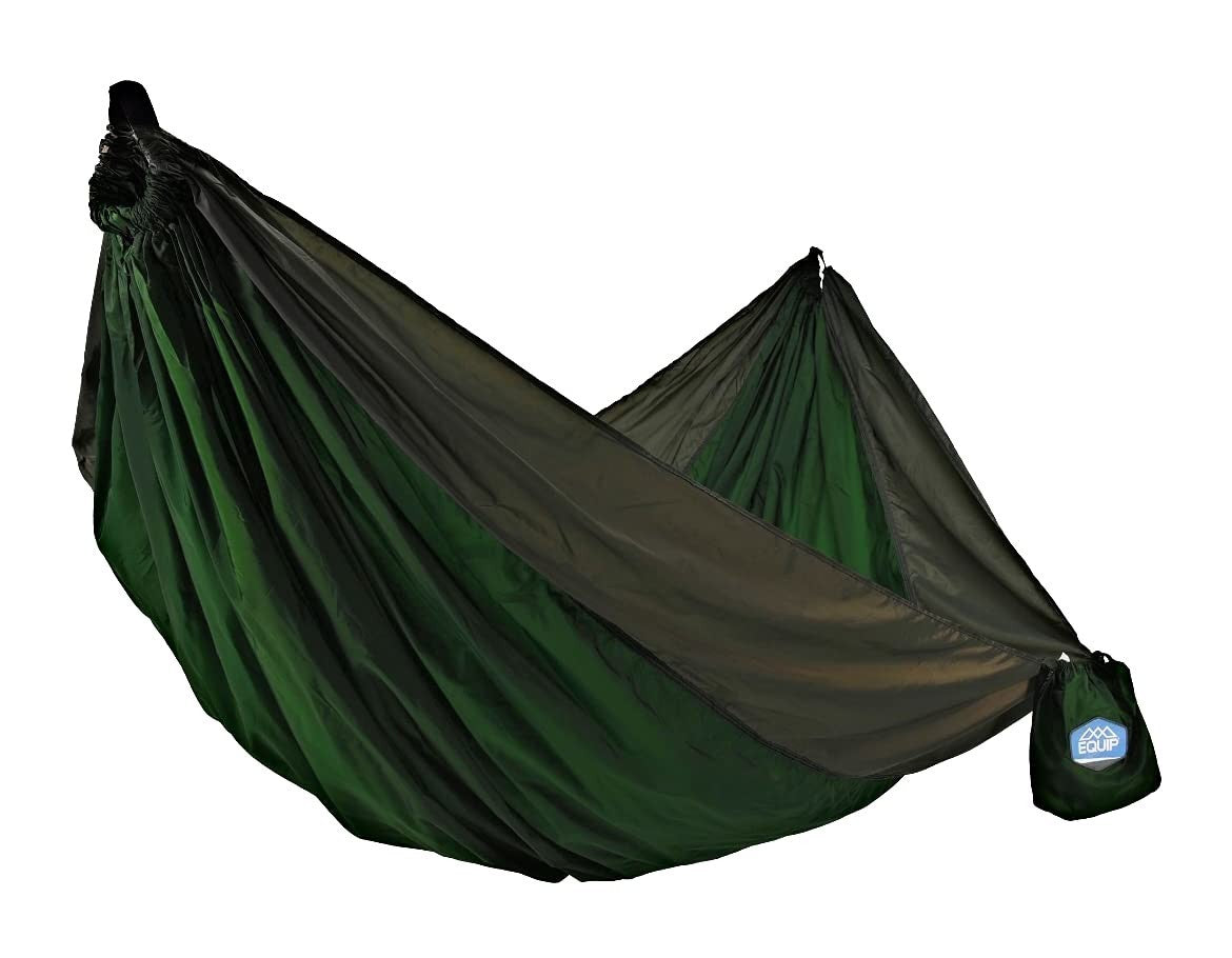 2 Person Travel Hammock with Nylon Fabric 500lb Capacity Camping Hiking