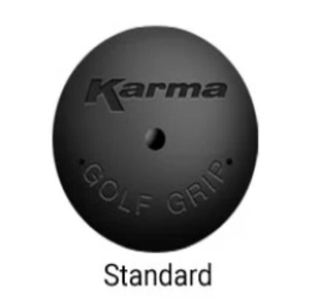Karma Velour Black Golf Grips Standard Size 51g Round & Ribbed Core