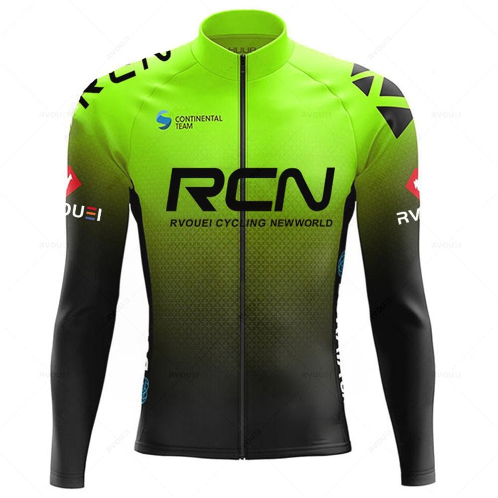 Unisex Cycling Jersey Set with Long Bib Pants for MTB Road Bike
