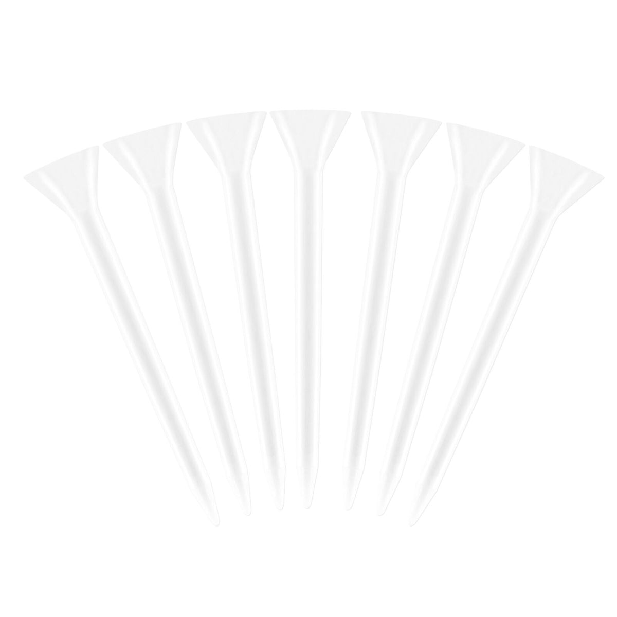 Durable 70mm Plastic Golf Tees Pack of 60 - Unbreakable, Stable Design