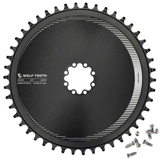 Cycling Chainring for Road & Gravel Bikes - 8-Bolt Mount, Multiple Sizes