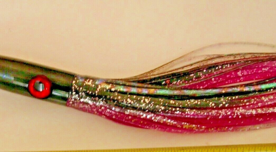 High Speed Wahoo Trolling Lure 12" Bullet Shape Saltwater Fishing Artificial
