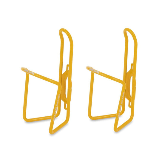 Pair Minoura AB100-5.5 Bicycle Bottle Cage - Lightweight Duraluminum, Yellow
