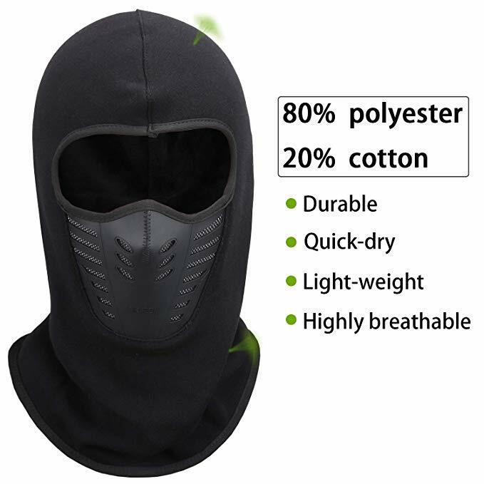 Full Face Balaclava Mask for Cycling Skiing Outdoor Winter Activities Windproof
