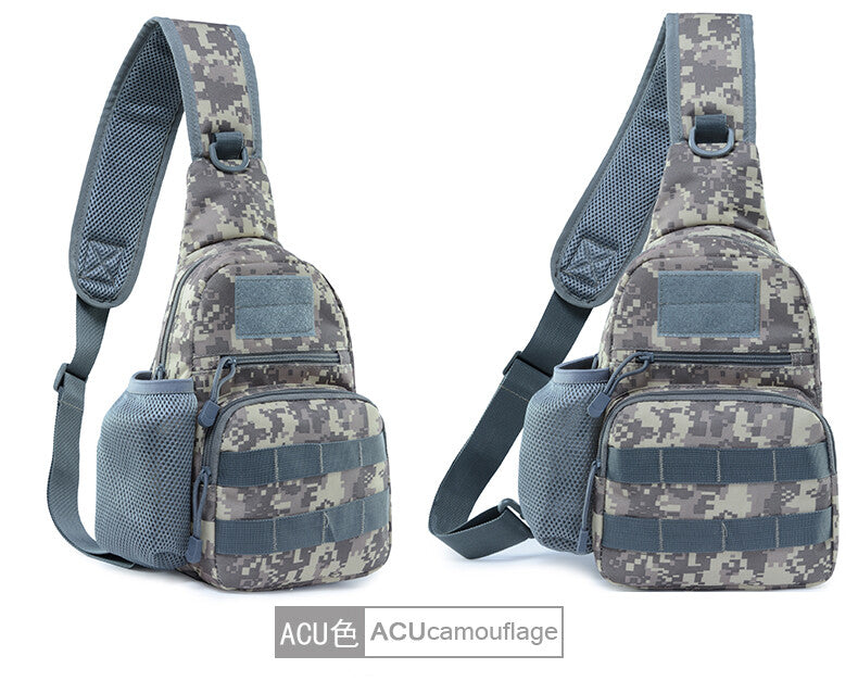 Outdoor Tactical Sling Bag Military MOLLE Crossbody Backpack
