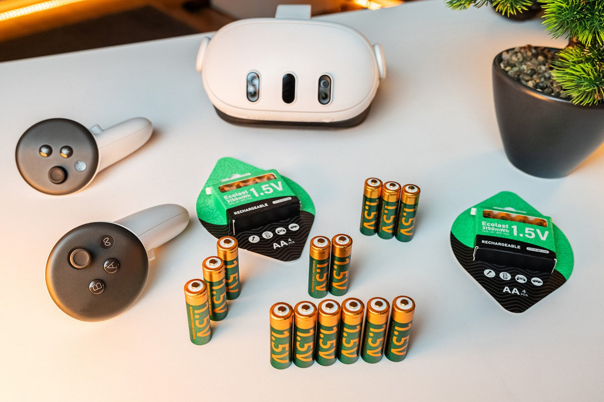 Rechargeable AA Lithium-ion Battery 2100mAh 1.5V Pack of 4