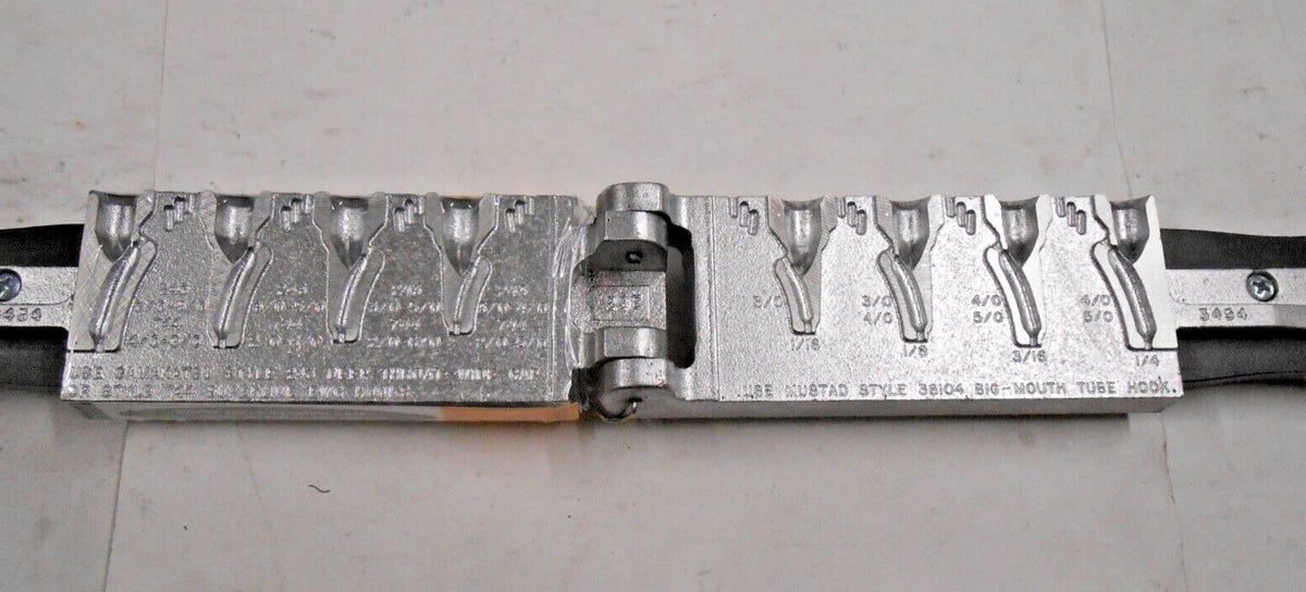 Weighted Hook Jig Mold for Fishing Lures 1/16-1/4 oz