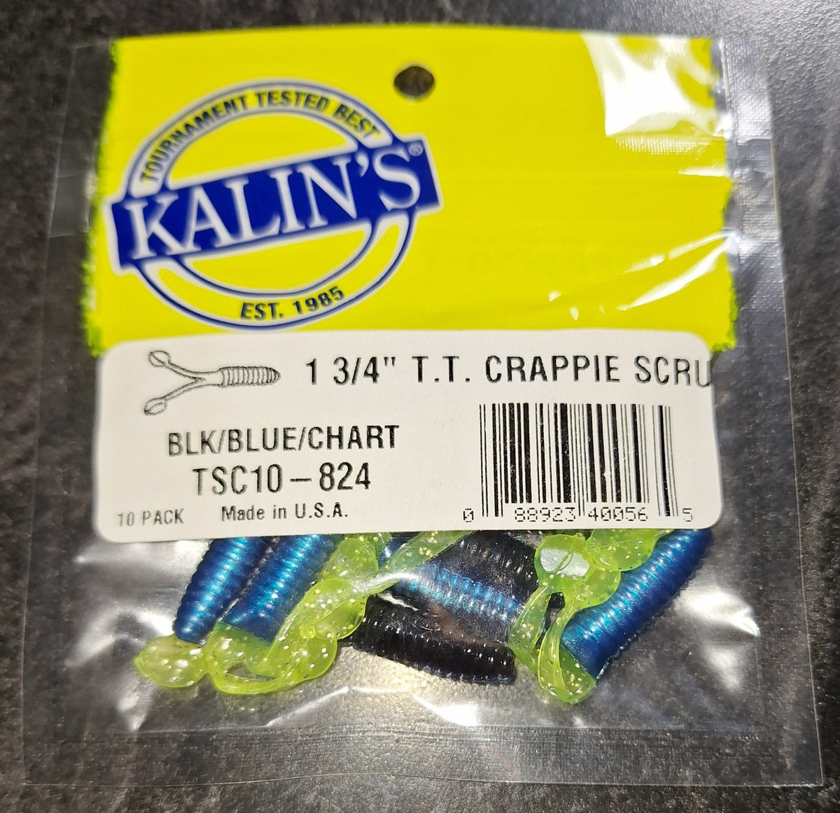 Crappie Fishing Bait - 1-3/4 Inch Soft Plastic Grubs in Multiple Colors - 20 Pack
