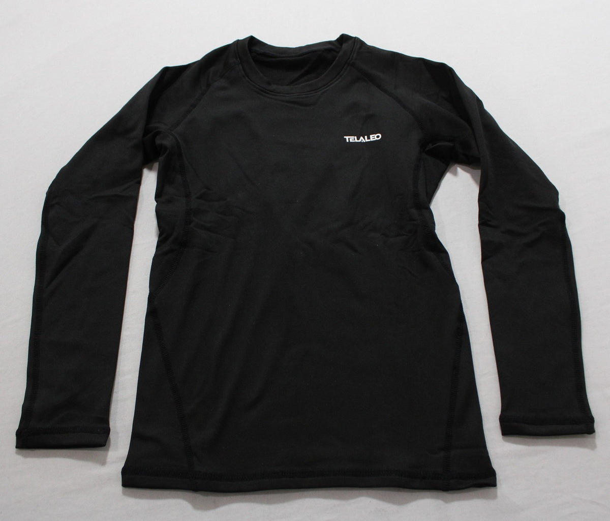 Kids Unisex Compression Base Layer Undershirt Set - Black and Blue XS
