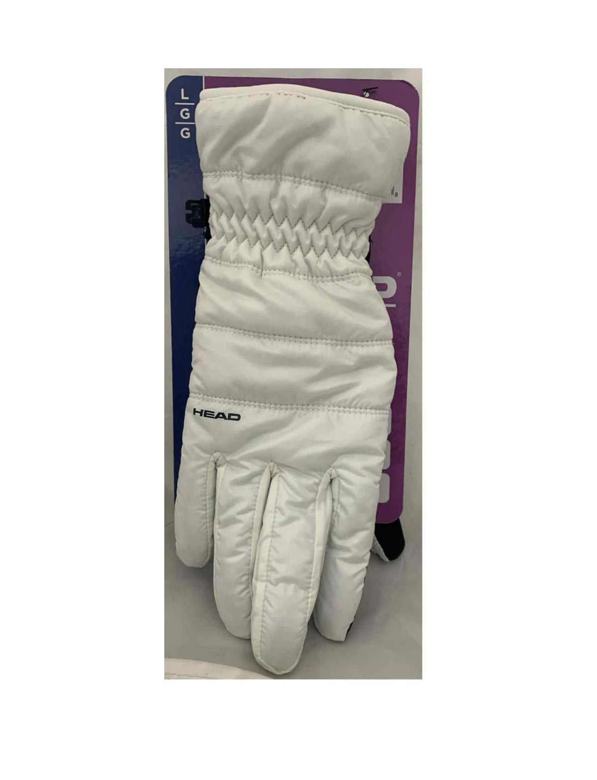 Women Waterproof Touchscreen Gloves Large Windproof Snow Gloves White
