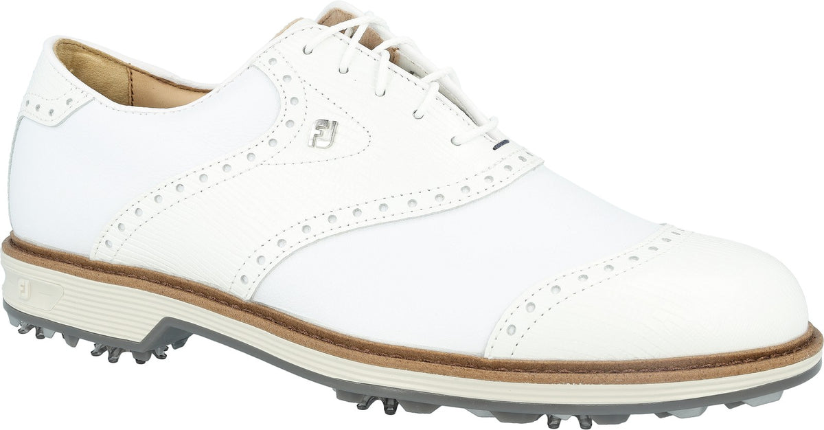 Men's Waterproof Golf Shoes - Premium Leather, Cushioned Comfort, Traction