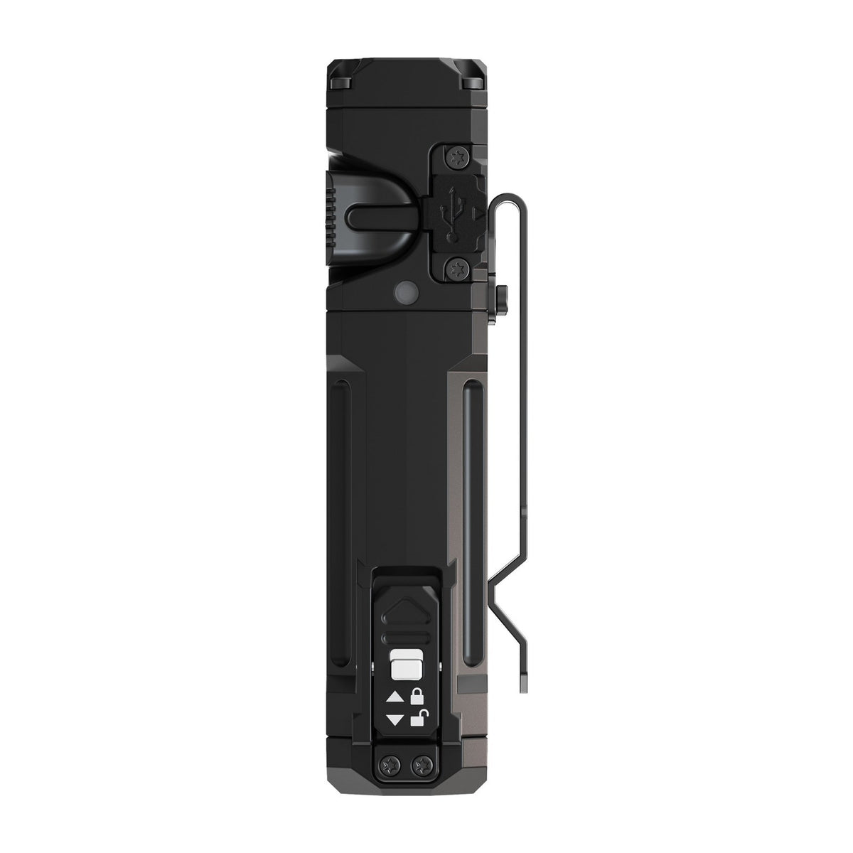 Rechargeable Compact LED Tactical Flashlight - USB-C Portable EDC Light