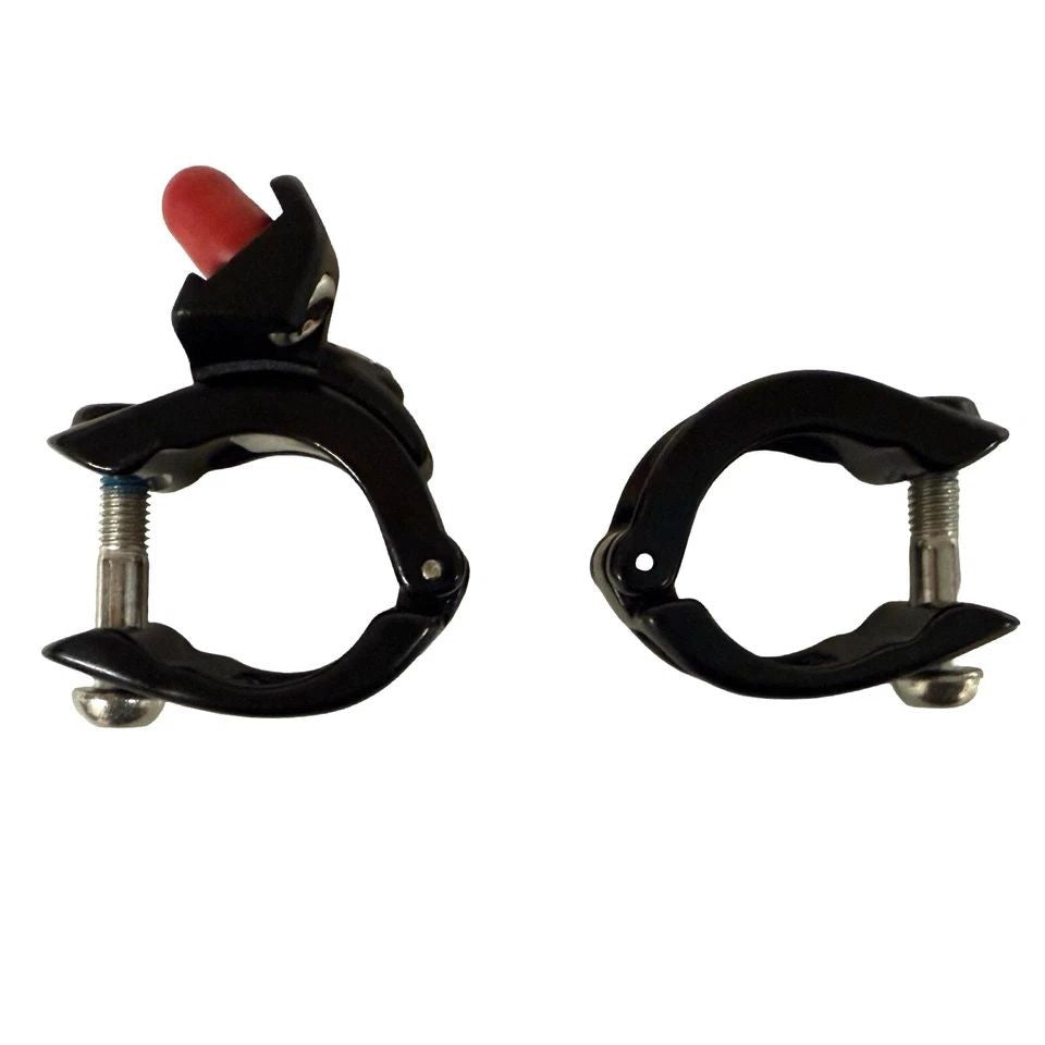 Hydraulic Disc Brake Set for Mountain Bikes - 2-Piston, Carbon Levers, DOT 5.1 Fluid