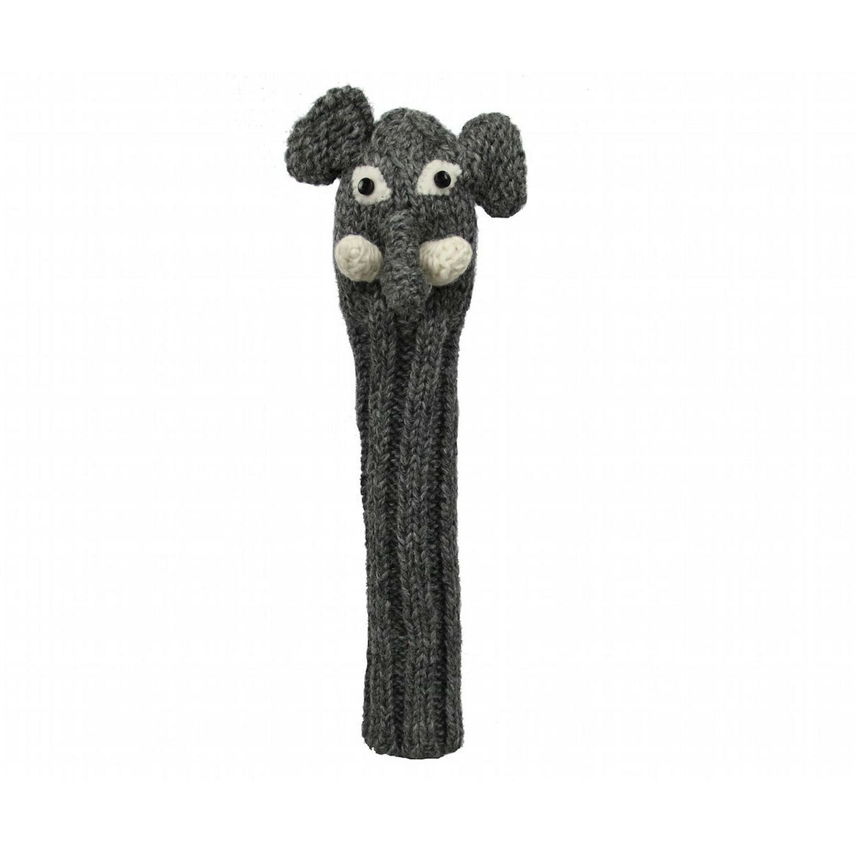 Golf Alignment Stick Cover Wool Animal Knit Golf Accessory Multiple Styles