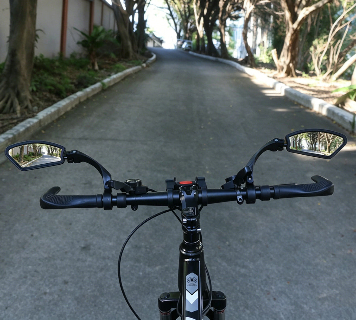 Cycling Rear View Mirror Pair - Rotatable Wide Angle Handlebar Bike Mirrors