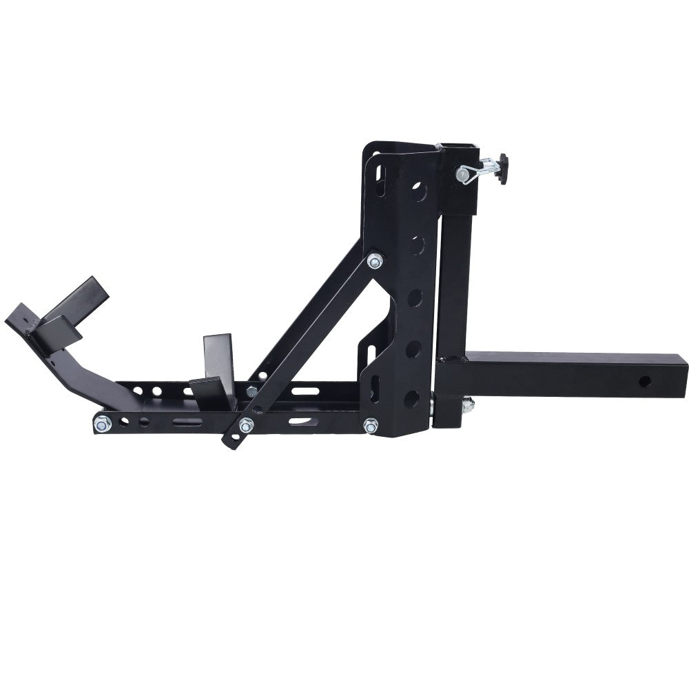 Heavy Duty Motorcycle Trailer Hitch Carrier 800Lbs 2-Inch Receiver Steel