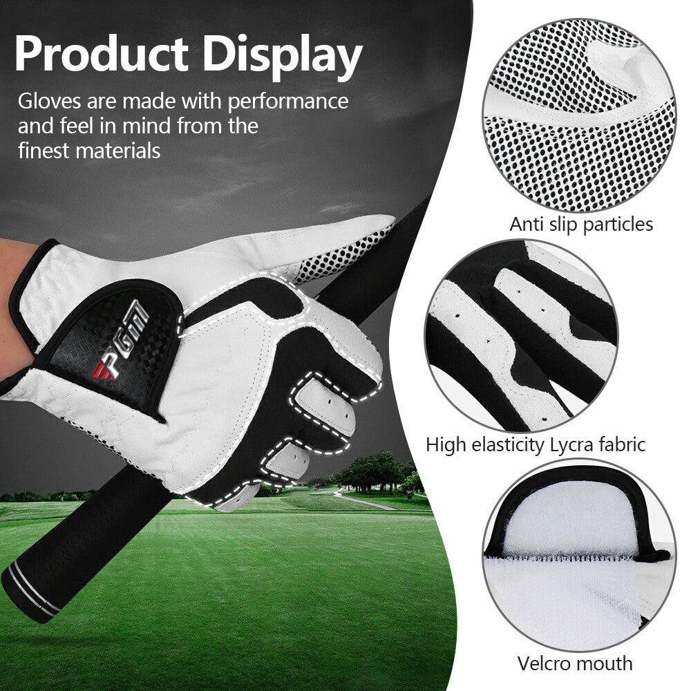 Men's All Weather Golf Gloves Pack of 1/3/5 - Breathable, Non-Slip Grip
