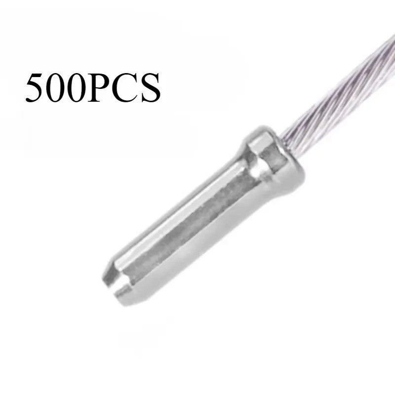 Bike Brake Shift Cable End Caps - Bicycle Cable Ferrules Pack of 10-1000
