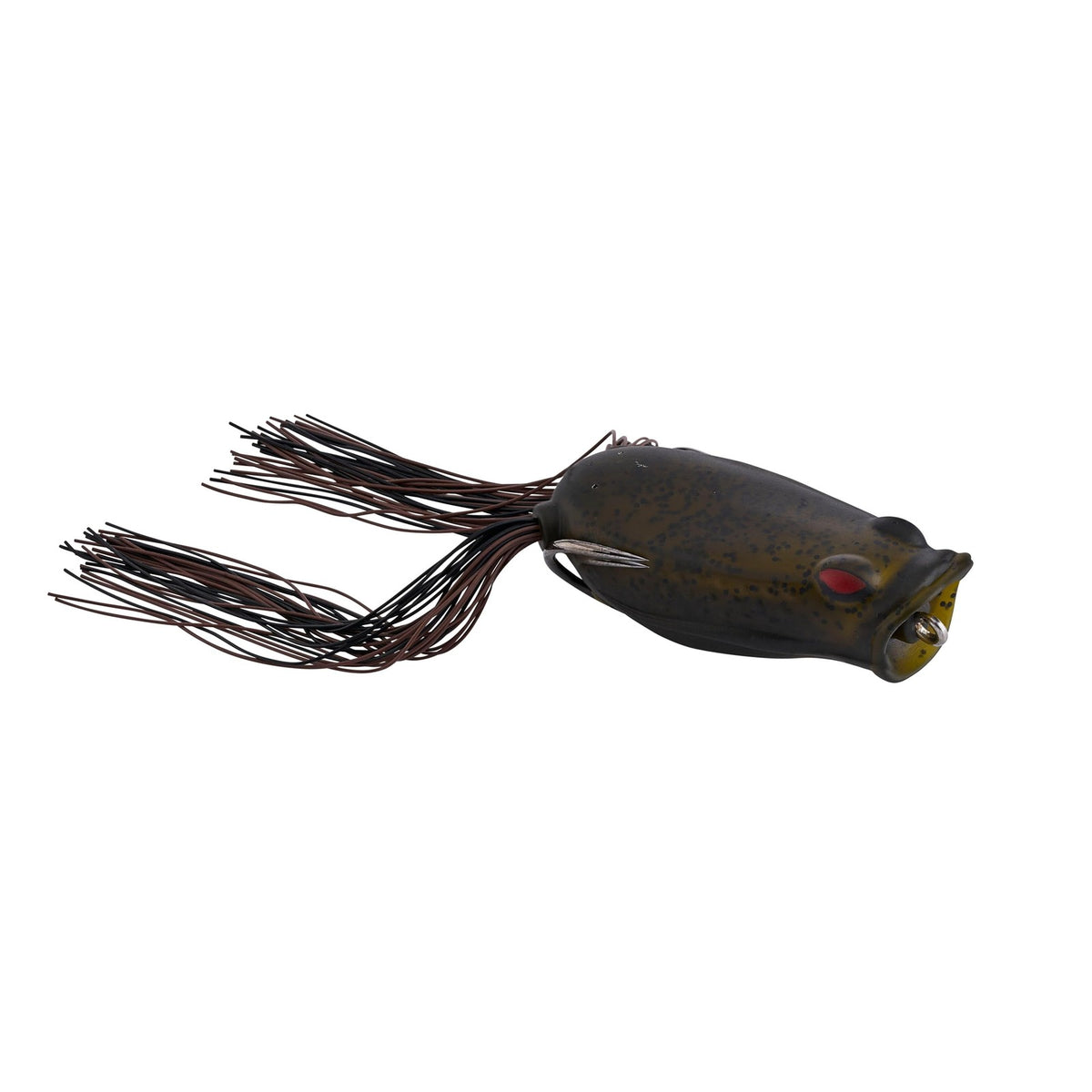 Fishing Frog Lure Popping Green Pumpkin Hollow Body Bass Bait