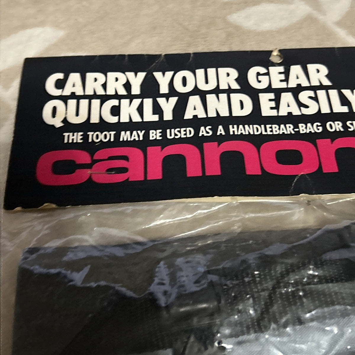 Vintage USA Bike Seat Bag Cannondale Toot Model NOS Blue Reflector