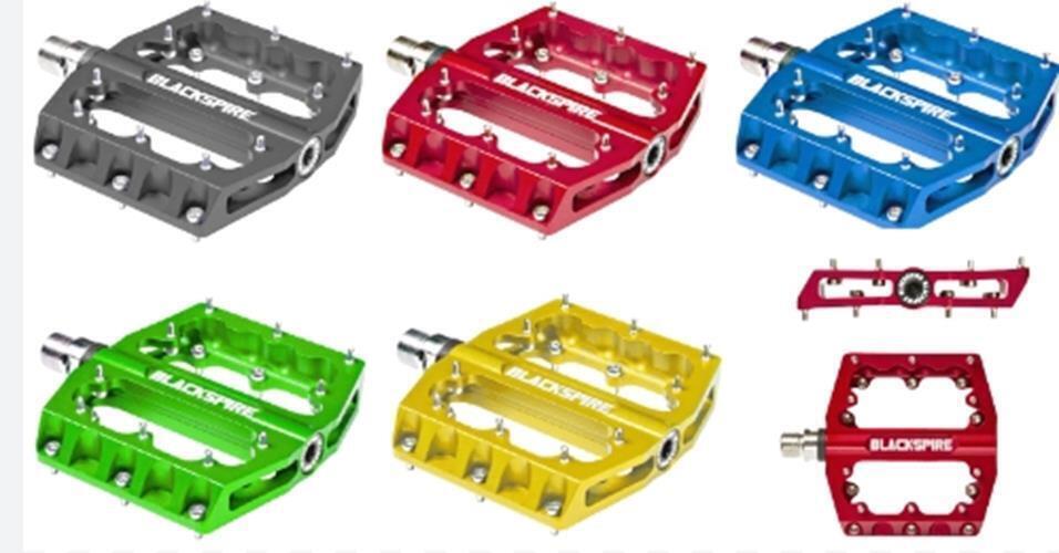 Mountain Bike Platform Pedals CNC Alloy Enduro/All Mountain 9/16" - 6 Colors