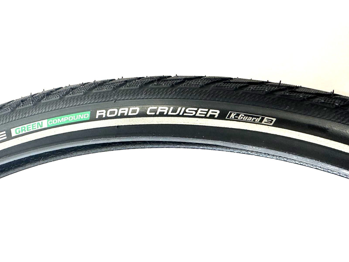 2 Pack Road Cruiser Active Twin K-Guard 700x40c Bicycle Tires - Green Compound