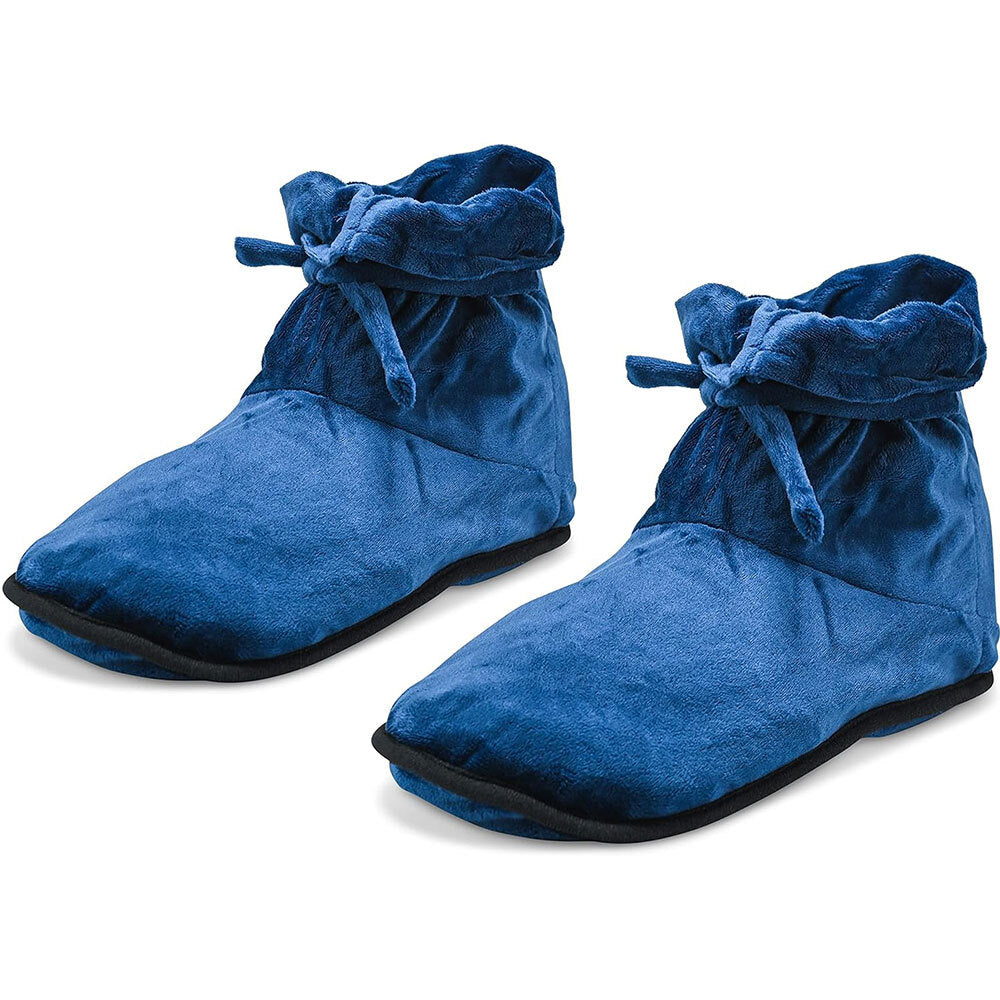 Microwaveable Heated Slippers for Men Women Pain Relief Foot Warmers