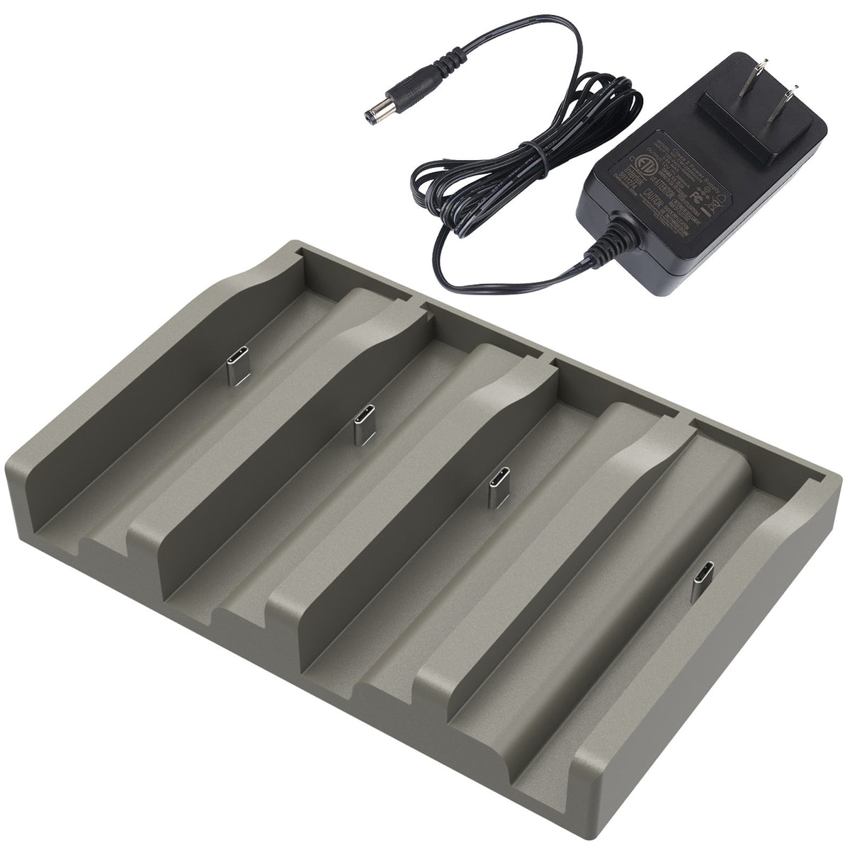 4-Port Lithium Cartridge Charger for Tactacam Reveal EM6 Batteries