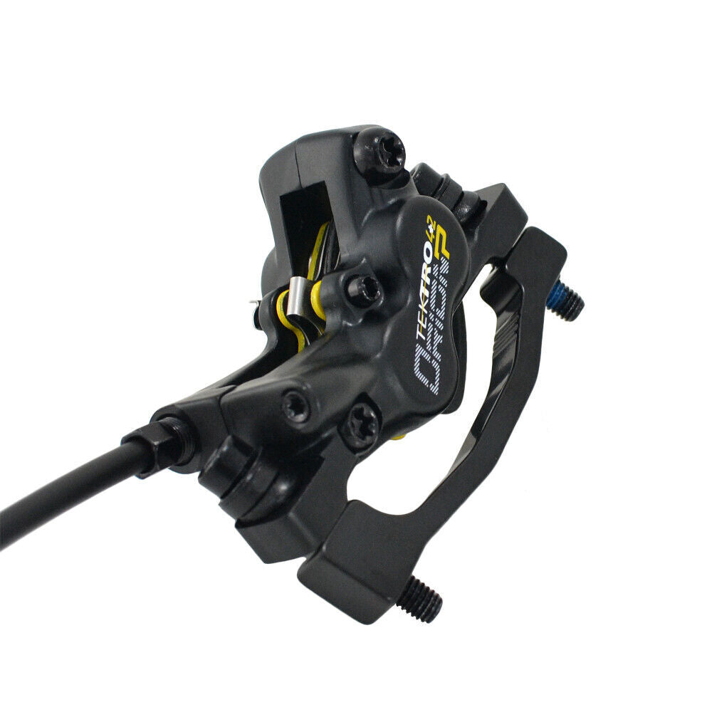 Hydraulic Disc Brake Set with 180mm Rotor for Bikes — F4 X R2 Pistons