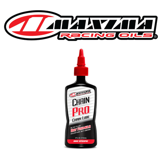 Maxima 4oz Bike Chain Dry Lubricant Waterproof Long-Lasting