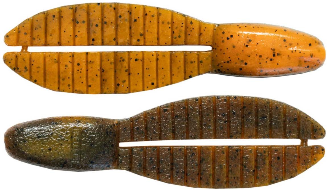 Fishing Soft Plastic Trailer Baits - 3.2 Inch Keitech Flex Chunk, 6 Pack