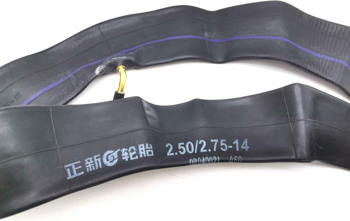 2-Pack 14x2.50/2.75 Inner Tubes for Electric Scooter & E-Bike Heavy Duty Bent Valve
