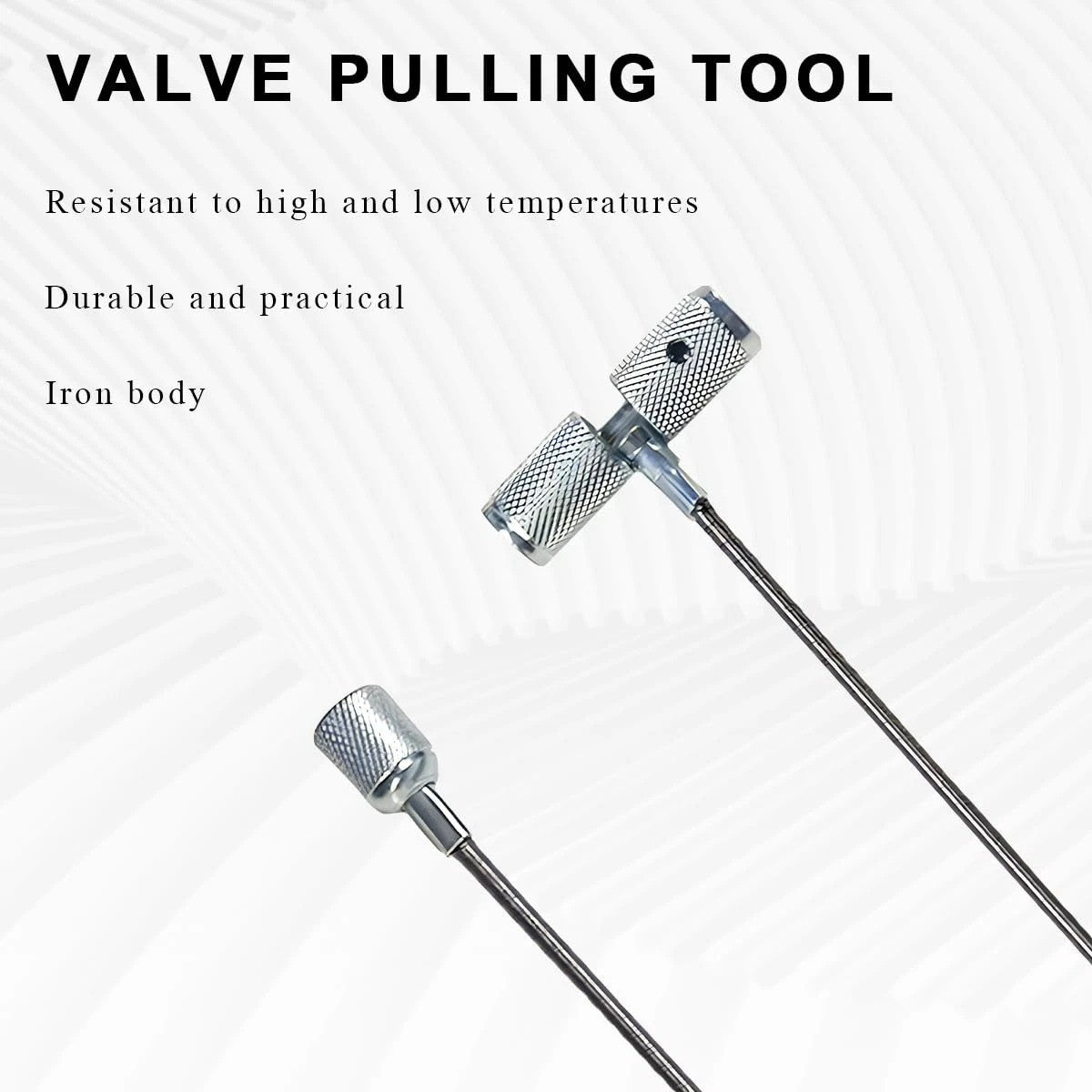 Valve Stem Installation Fishing Tool Set for Tire Repair - 2PCS