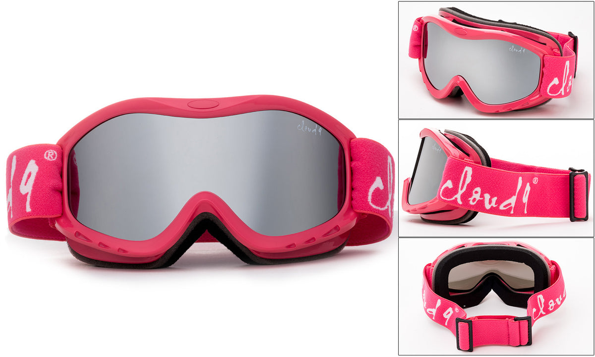 Kids Snow Ski Goggles Dual Lens Youth Ski Goggle with Pouch - Multiple Colors
