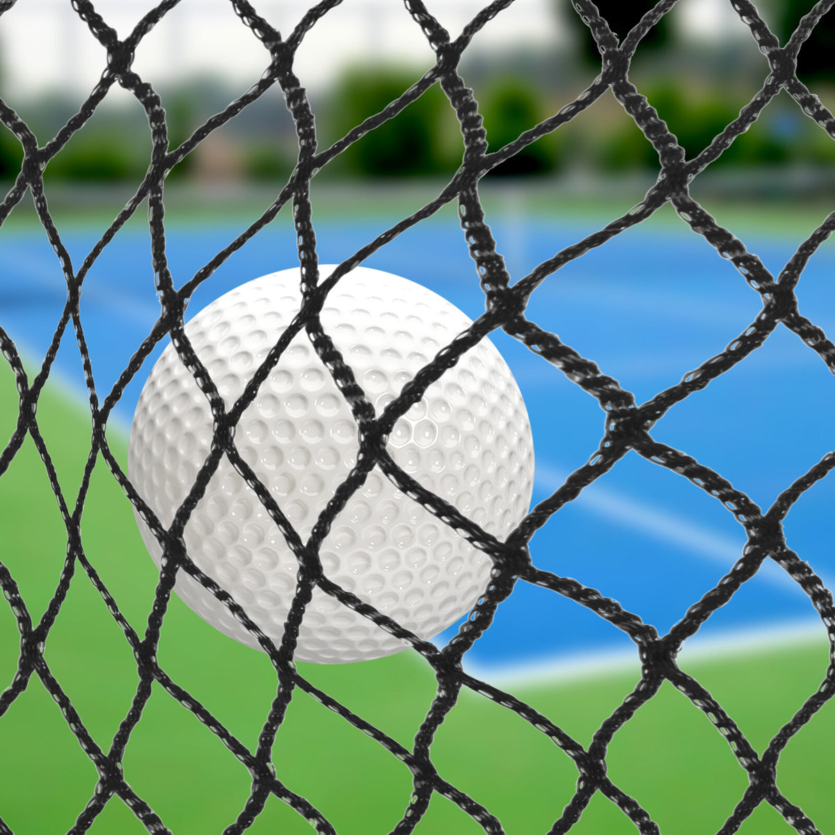 Golf Practice Barrier Net 10x10ft or 15ft High Impact Sports Netting