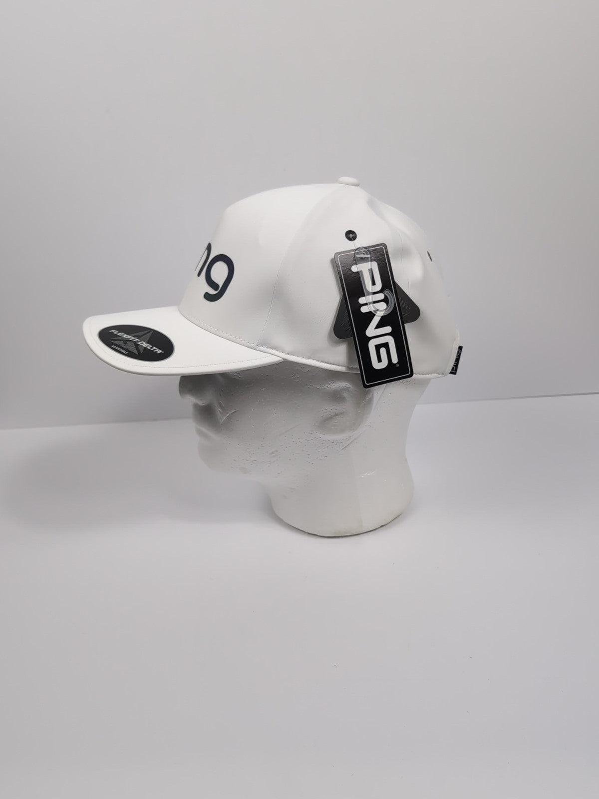 Women's Golf Hat Adjustable White Structured Cap Performance Sun Hat