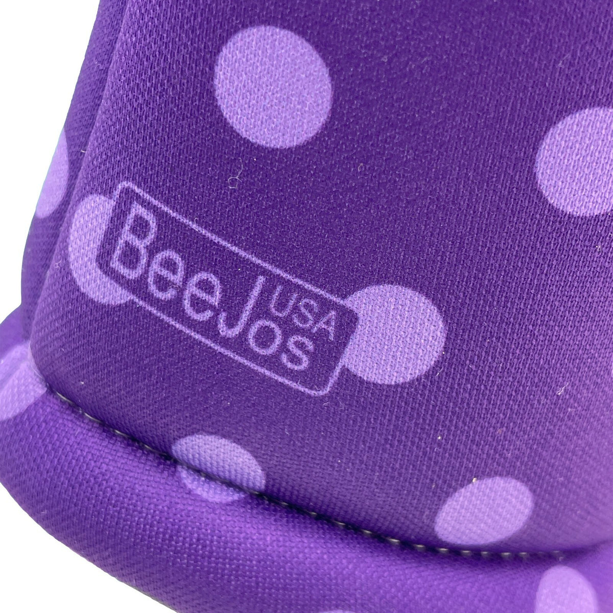 Women's Golf Club Headcover with Purple Polka Dots - Multiple Sizes & Clubs
