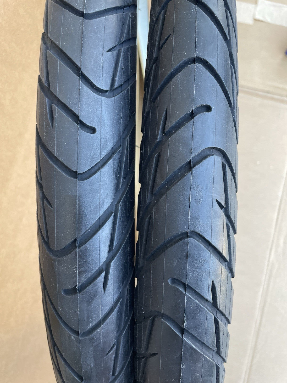 26x3.0 Fat Bike Tires - White Wall Cruiser E-Bike Bicycle Tires Pair