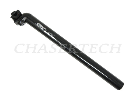 MTB Road Bicycle Alloy Seat Post 25.4mm 350mm Black - Universal Fit